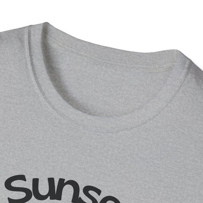 Sunset Palm Tee Retro Beach Sunset T-Shirt