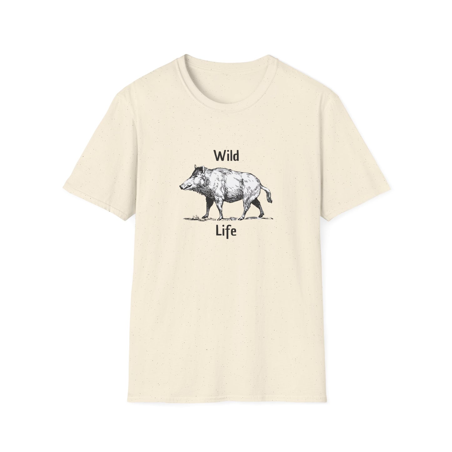 Wild Life Boar T-Shirt Vintage Sketch Animal Graphic Tee