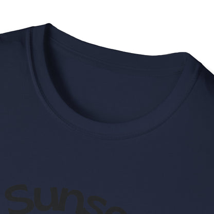Sunset Palm Tee Retro Beach Sunset T-Shirt