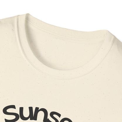 Sunset Palm Tee Retro Beach Sunset T-Shirt