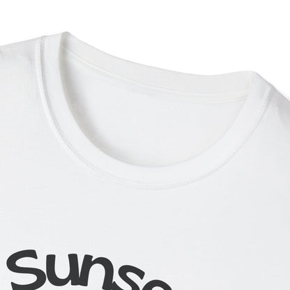 Sunset Palm Tee Retro Beach Sunset T-Shirt