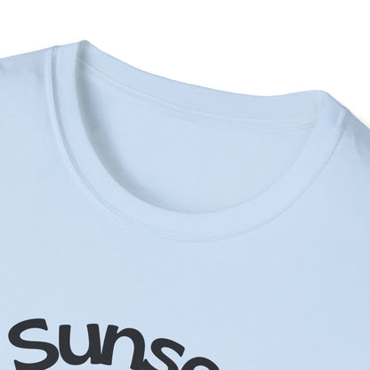 Sunset Palm Tee Retro Beach Sunset T-Shirt